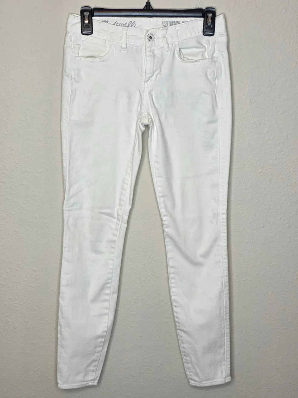 Madewell Skinny Ankle White Jeans, Size 24